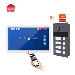 TCP/IPビデオドア電話インターホンドアカメラビデオドアベルリング2ウェイインターホンセキュリティシステム付き - Product Image 1