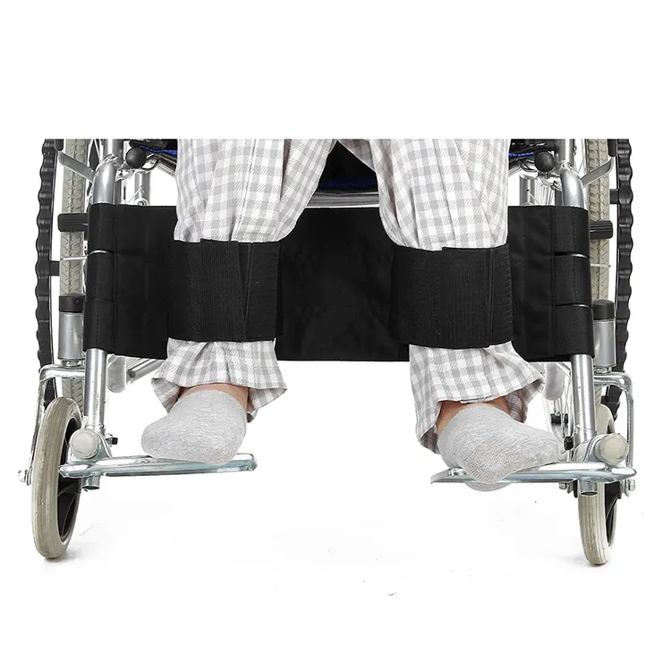 Fauteuil roulant Repose-pieds Jambe Sangle Ceinture de Pied Médical Ceinture de Soutien pour Personnes Âgées Handicapées