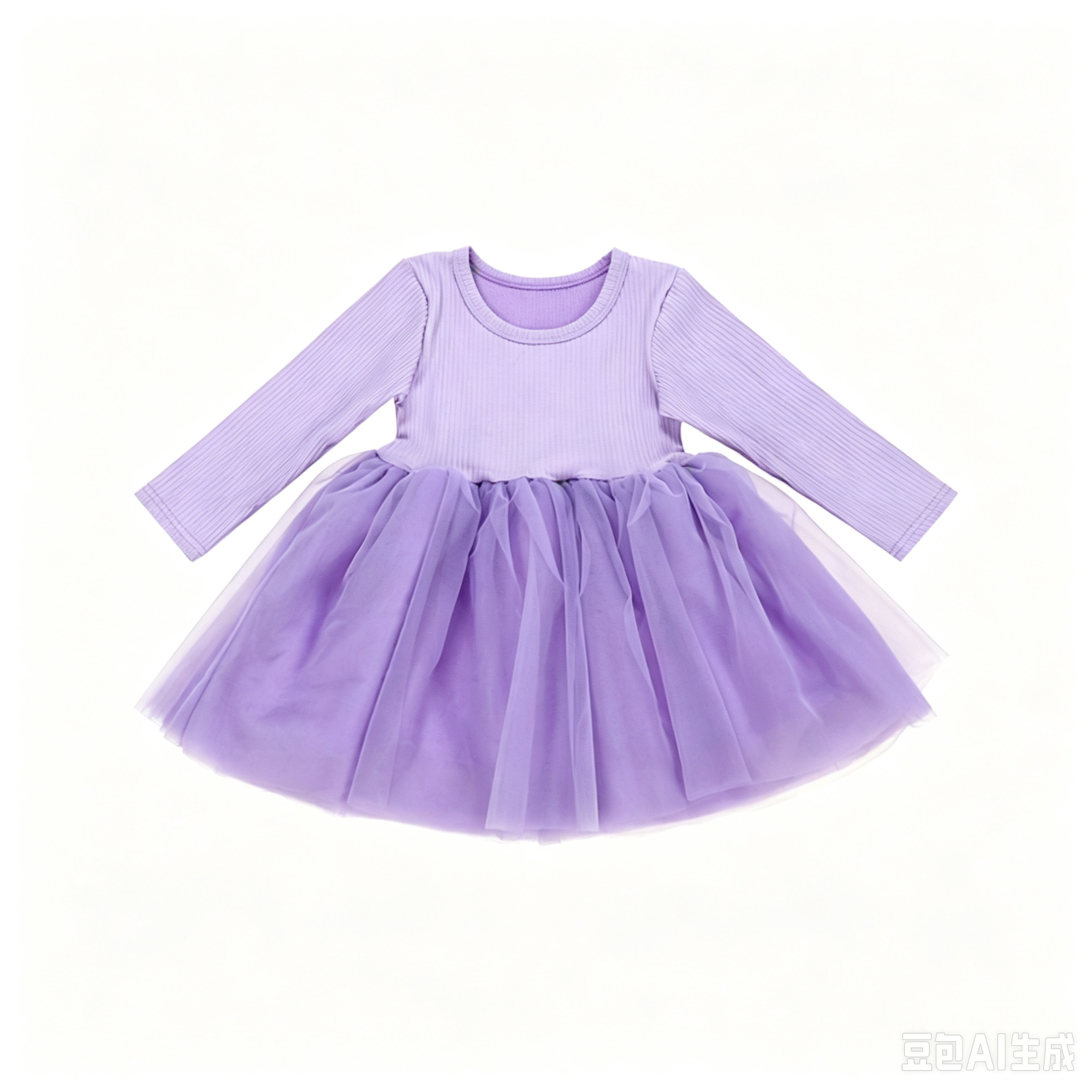 Tulle a coste color lavanda