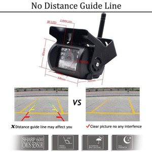 Smart 7-Inch <strong>Wireless</strong> Car Monitor 1080P AHD Turck <strong>Reverse</strong> Rear Vision Backup Camera Waterproof Parking <strong>Sensor</strong> <strong>System</strong> Night View - Product Image 4