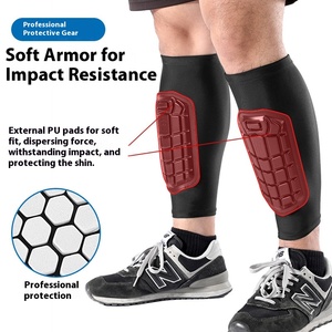 Nylon Mềm Áo Giáp Bảo Vệ Chuyên Nghiệp Chống Va Chạm Bóng Đá Ống Chân Bảo Vệ Thoáng Khí Bê Tay Áo Thể Thao Ngoài Trời Phổ Quát - Product Image 3