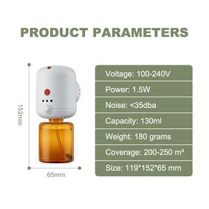 Difusor de aceite esencial de atomización en frío de 130ML a precio de fábrica, máquina de fragancia de aroma enchufable de pared de Hotel Bluetooth sin agua - Product Image 6
