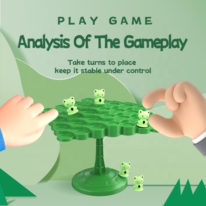 子供用ボードゲームカエルバランスツリー親子インタラクティブ教育思考集中教育おもちゃ子供のため - Product Image 5