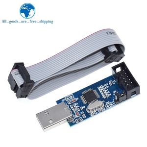 TZT ufficiale USBASP USBISP AVR programmatore USB ISP USB USB ASP ATMEGA8 ATMEGA128 supporto Win7 64Board