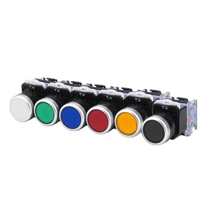 LVBO LA38 Series White Head <strong>Push</strong> <strong>Button</strong> Switch 1NO1NC Starter Stop Automatic ResetMomentary <strong>Push</strong> <strong>Button</strong> Switches - Product Image 1