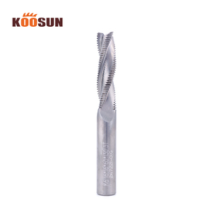 Koosun ดอกกัดคาร์ไบด์แข็งผิวหยาบ16mm ขอบคลื่นงานไม้ CNC ดอกกัดเราเตอร์หยาบ3ขลุ่ย - Product Image 2