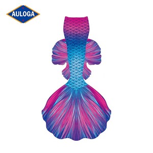 Çocuklar yüzme için denizkızı Balnket kuyrukları Mermaid kuyruk silikon için