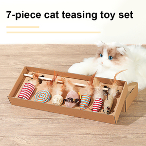 Fabricante, venta al por mayor, 7 surtidos, paquete de valor, juguete interactivo de hierba gatera, juguetes para gatos - Product Image 2
