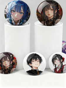 Bán Buôn Tùy Chỉnh Anime Huy Hiệu Thiếc Vòng Kim Loại <span class=keywords><strong>Pin</strong></span> Nút Với An Toàn <span class=keywords><strong>Pin</strong></span> Mạ Kỹ Thuật Cho Quà Tặng Khuyến Mãi Giá Rẻ Giá - Product Image 6