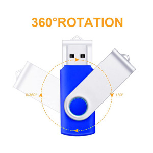 彩色塑料旋转u盘/定制迷你金属u盘/新颖形状u盘广告促销礼品 - Product Image 2