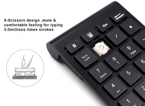 Teclados Inalambricos Trading <strong>Keyboard</strong> <strong>Numeric</strong> <strong>Keypad</strong> <strong>Bluetooth</strong> Wireless Number Pad for Laptop Desktop Pc Computer Surface - Product Image 3