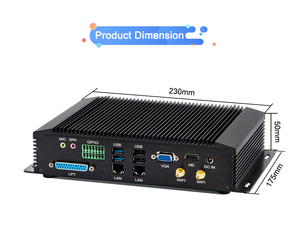Mini PC CPU i3/ i7 procesadores Dual LAN Core 4200U 4650U IPC sin ventilador ordenador Industrial