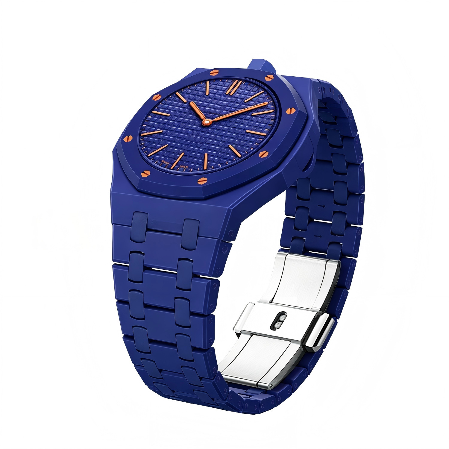 Caja de cerámica azul oscuro - Brazalete de cerámica