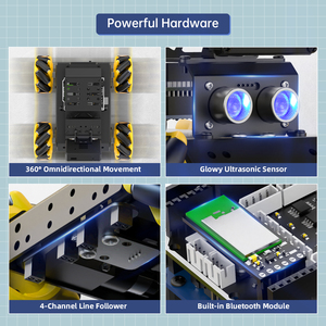 Hochwertiger ESP32 Education Robot miniAuto 360 ° Omni direktion ale Bewegung Roboter Car Kit mit AI Vision Erkennung und Tracking - Product Image 6