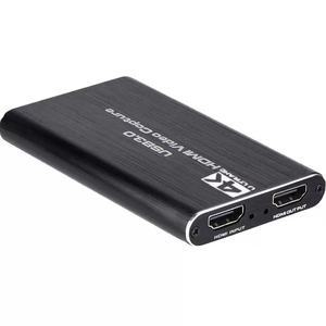 HDMI转USB 3.0录制音频视频采集卡盒4K 60fps HDMI视频采集卡Xbox PS4 Wii任天堂交换机 - Product Image 2