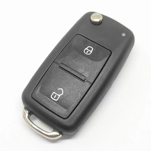 202AD 2B Remote Car <strong>Key</strong> Shell for <strong>VW</strong> Volkswagen Models Compatible Bora Golf 4/5/6 Polo Bora Touran 2-Button Blank Folding <strong>Key</strong> - Product Image 1