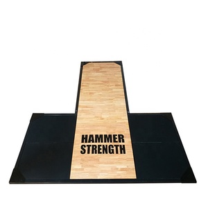 Thiết Kế Hiện Đại Tùy Chỉnh Bằng Gỗ Barbell Deadlift Đào Tạo Nền Tảng Cử Tạ Nền Tảng - Product Image 2