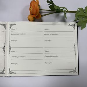 SM-JZ051高品质葬礼登记簿葬礼留言簿签名、慰问、庆祝生命 - Product Image 5