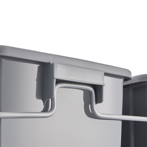 Cubo de basura doble extraíble de 20l para cocina, cubo de basura integrado debajo de la clasificación deslizante, cubo de basura, cajones de cierre Solf - Product Image 3