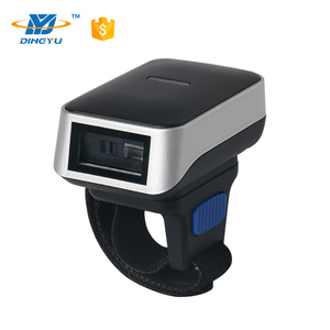 1D 2D Wireless QR Finger Barcode Scanner 1D Ring Mini Wearable Bar <strong>Code</strong> <strong>Reader</strong> Super Fast Scanning for PDF 417 <strong>Data</strong> <strong>Matrix</strong> - Product Image 2