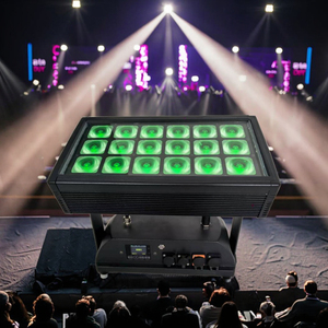 Ngoài trời không thấm nước 18x20W rgbwa + UV LED thành phố màu tường máy giặt ánh sáng từ xa không dây DMX512 lũ ánh sáng pin ánh sáng sân khấu - Product Image 2