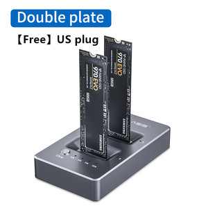 Acasis M.2 TYPE-C3.1ช่องเดียว/สองช่อง NVMe SSD แบบปิดแบบโคลนเคสดิสโก้ Duro สำหรับ M KEY & m/b Key NVMe PCIe SSD ฮาร์ดไดรฟ์ - Product Image 6