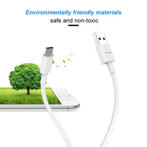康富隆新品低价优质批发聚氯乙烯材料白色原装USB 2.0 2.4A快速充电C型电缆 - Product Image 3