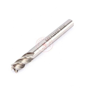 4-Edge Fresadora Southwest White Steel 5 Conjuntos Hss aço de alta velocidade Straight Handle Permanente Brocas, gongos e facas