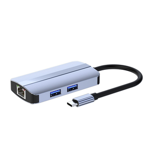 6 In1 Hub USB3.0 + USB2.0 * 2 + HDTV + ricarica USB-C PD + porta Ethernet 100mpbs tipo-C Hub Laptop tipo C Docking Station - Product Image 2