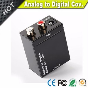 Convertidor analógico a digital Sonido RCA L/R Entrada de audio a Toslink coaxial óptico - Product Image 3