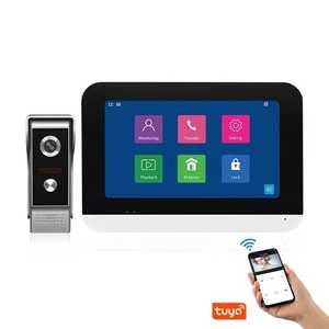 Tuya-sistema de intercomunicación visual con monitor táctil, timbre de puerta con 4 cables y cámara de vídeo - Product Image 1