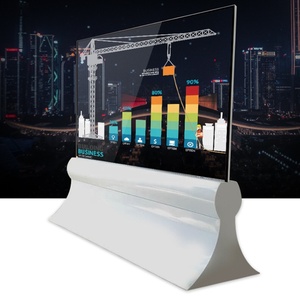 CY Digital Signage прозрачный ooled дисплей 1080P LG модуль экрана 55 дюймов 2x2 видео настенный прозрачный дисплей - Product Image 3