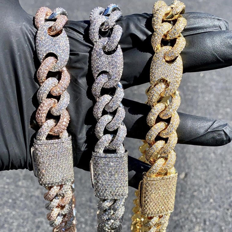 15MM Silver Cuban chain