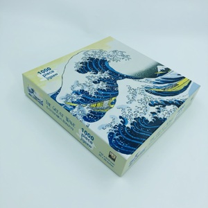 Chi phí thấp tái sản xuất 100 Mảnh Trò chơi câu đố hai mảnh hộp - Product Image 2