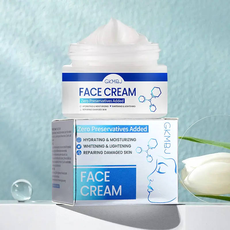 Fermento microbico cura della pelle, peptide di collagene idrolizzato EGF FGF fattori di crescita, crema viso riparatrice sbiancante melasma per macchie scure 8
