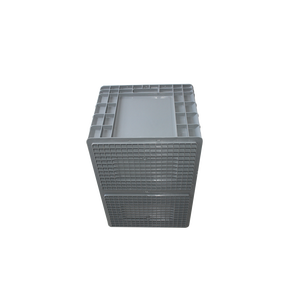 600x400x340mm Plastic Boxes Logistics Nestable and <strong>Stackable</strong> <strong>Crate</strong> Industrial Plastic Box Custom <strong>Size</strong> Solid EU Box 2.4KG CN;JIA - Product Image 5