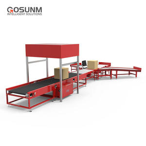 Trasportatore automatico di smistamento a nastro con selezionatore di ruote Dws - Product Image 1