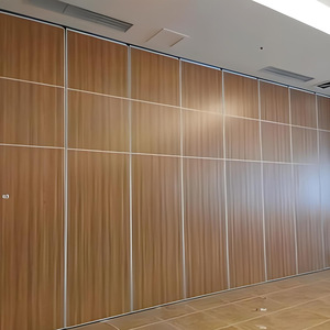 模块化室内办公室木制可拆卸墙壁隔断隐私实心墙壁铝隔断系统 - Product Image 1
