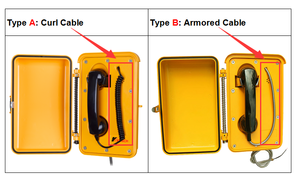 KNSP-03 VoIP <span class=keywords><strong>SIP</strong></span> 2.0 Không Thấm Nước Ngoài Trời Có Dây Điện Thoại Đường Dây Nóng Điện Thoại Với IP Và Poe Kết Nối Mạng - Product Image 6