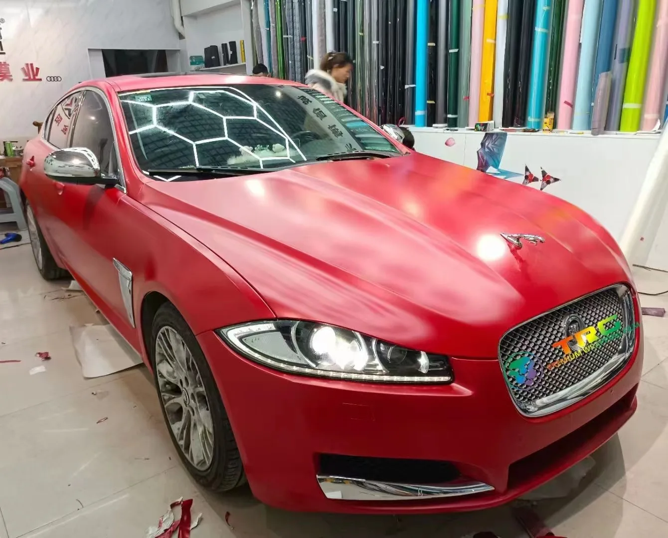 Rouge électrique 5 * 59ft