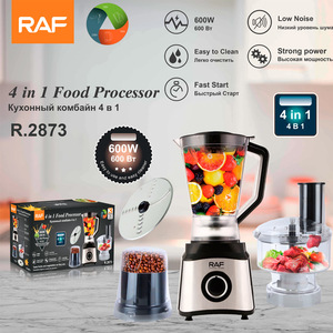 เครื่องปั่นแก้วความเร็วสูง500W เครื่องปั่นน้ำผลไม้เครื่องทำอาหารสแตนเลสคั้นน้ำผลไม้สองในหนึ่งเดียว - Product Image 1