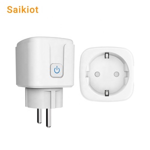 Saikiot Tuya Smart Home Security Protection Wireless WIFI Plug Socket <strong>Remote</strong> Control US/EU/<strong>AU</strong>/UK Plug ABS Material 10A/16A/20A - Product Image 1