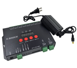 Высокое качество K-8000CK DC5-24V ws2811 Светодиодный 8192 пикселей светодиодный пиксель контроллер SD Карты Контроллера - Product Image 1