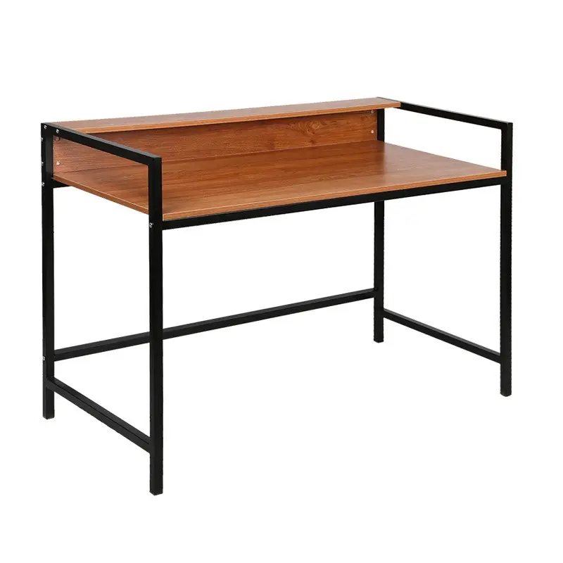 כתיבה עבודה שולחן עבודה מודרני העליון עץ מלא משרד שולחן עבודה בבית משרד עץ שולחן עבודה