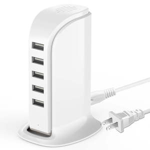 Adaptador tipo C cargador multipuerto 6 en 1 USB C cargador enchufe USB Estación de escritorio de carga - Product Image 1