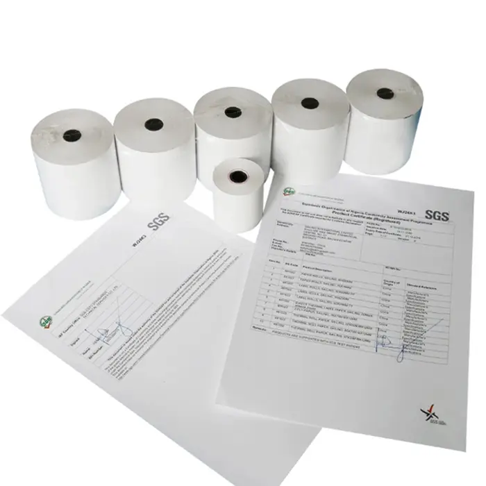 Eccellente copia di carta termica 80x70 rotoli termici carta per ricevute di cassa OEM
