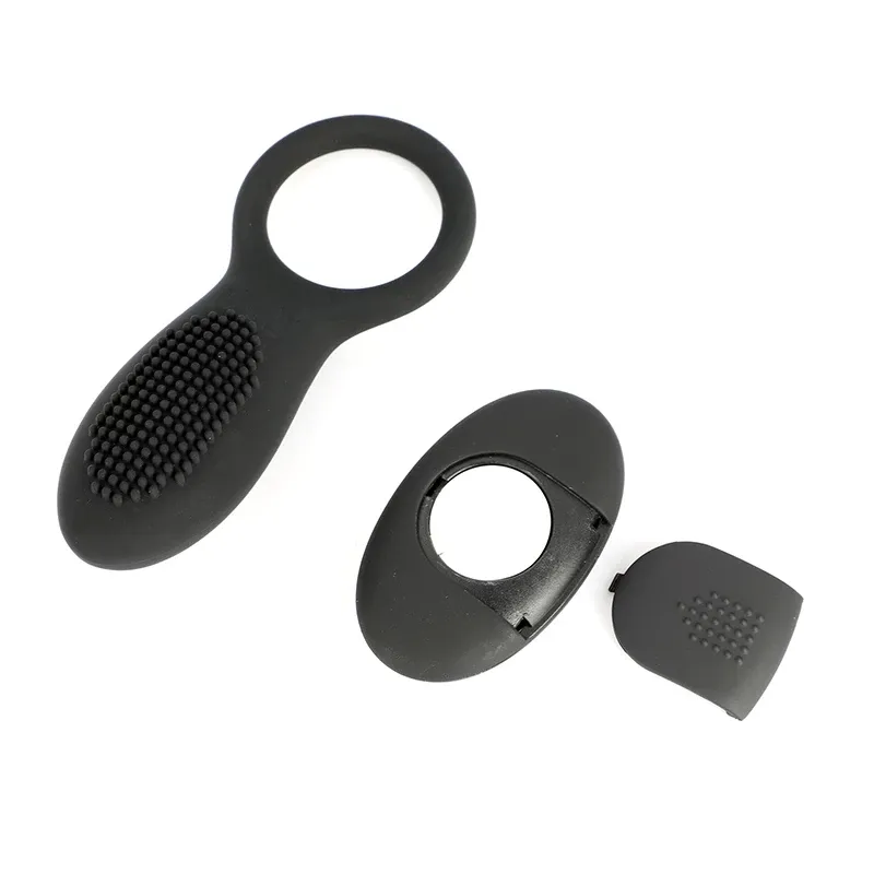 Silicone Electro Vibrate Silicone elastico anello nero giocattolo del sesso pene cazzo per gallo con anelli del rubinetto a distanza