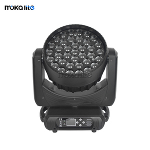 Moka lite 37x15w rgbw 4in1LEDイベントdjナイトクラブLEDステージLEDムービングヘッドウォッシュライト教会ステージズーム照明用
