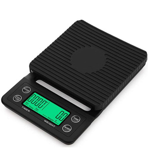 Smart <span class=keywords><strong>Timer</strong></span> Kaffee waage HD LCD Dual <span class=keywords><strong>Display</strong></span> Programmier bare Genauigkeit Waage für Baristas