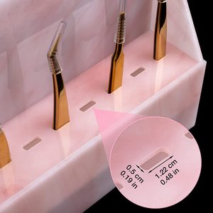 8 Holes Eyelashes Tweezers Storage Stand Container Acrylic Tweezers Display Box Tweezers Salon Tools Holder